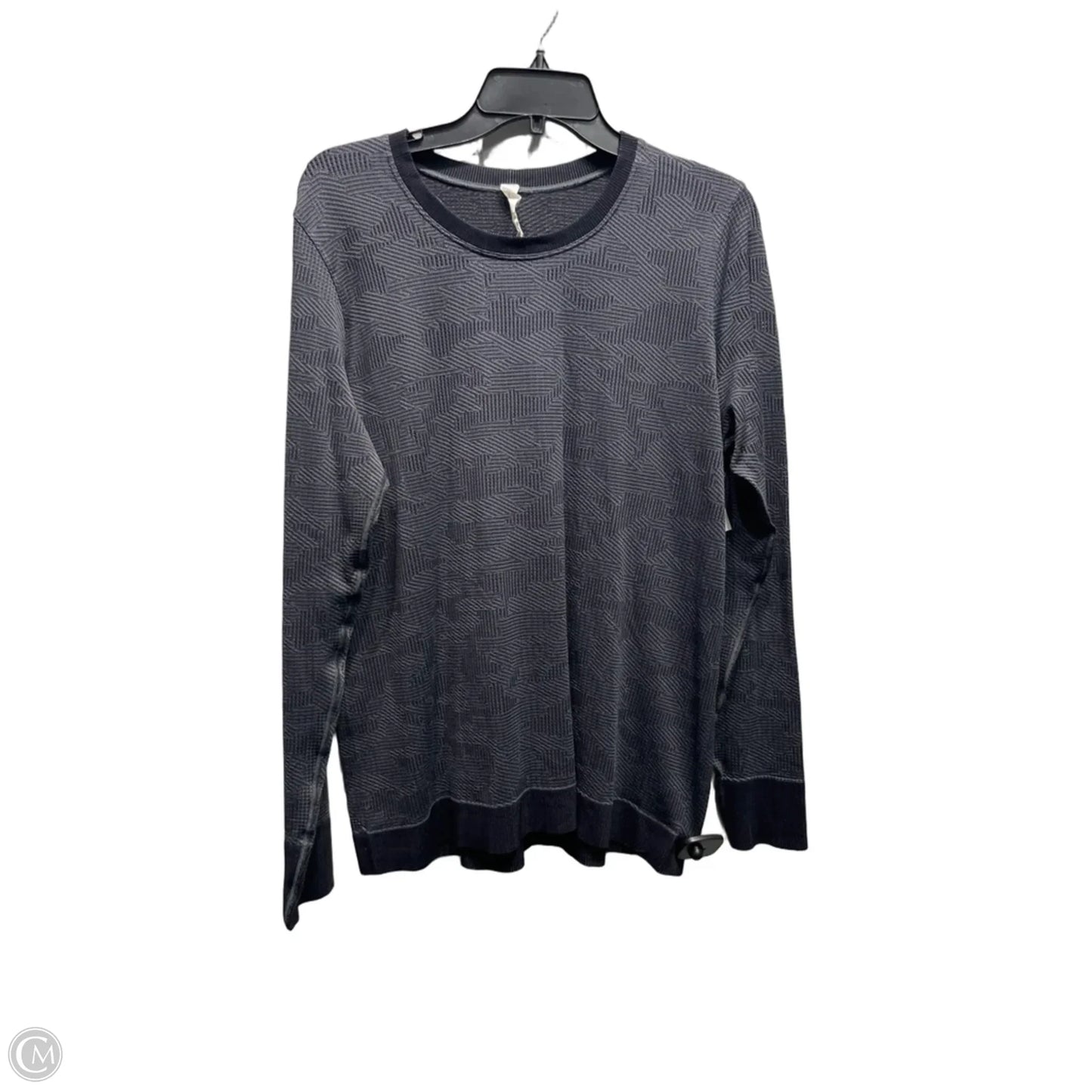 Athletic Top Long Sleeve Crewneck By Lululemon In Grey, Size: 12