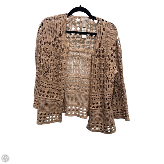 Cardigan By Chicos In Tan, Size: M