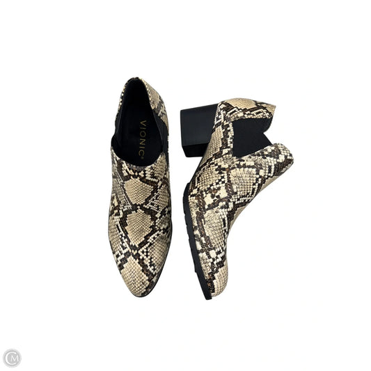 Shoes Heels Block By Vionic In Snakeskin Print, Size: 8