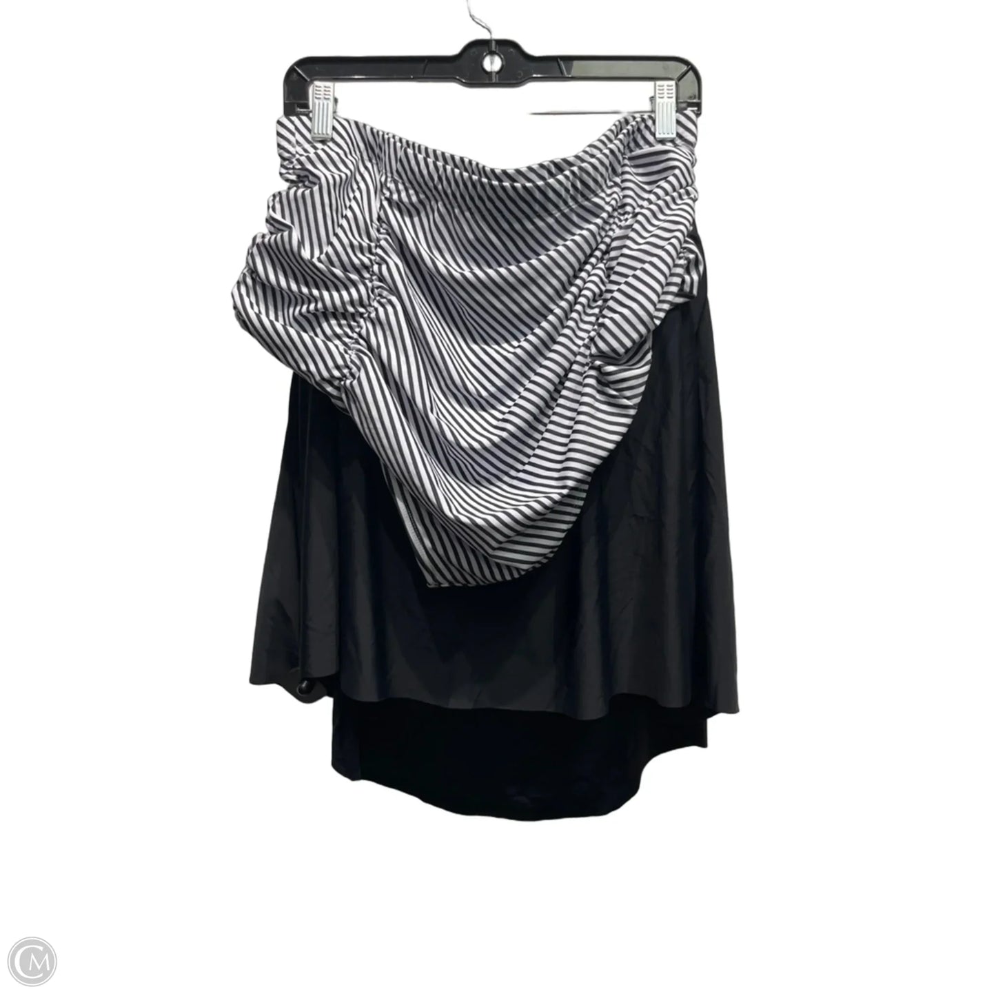 Swimsuit 2pc By Cmf In Black & White, Size: 22