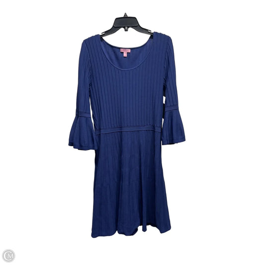 Dress Designer By Lilly Pulitzer In Navy, Size: L
