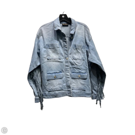 Jacket Other By Diane Gilman In Blue Denim, Size: M