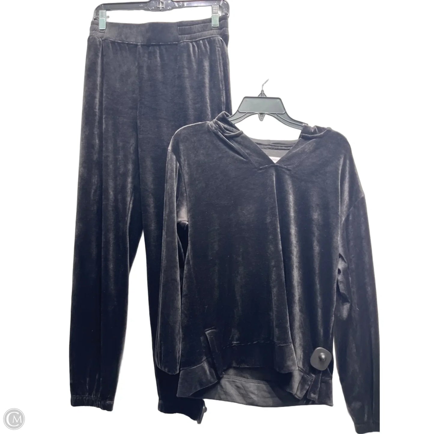 Pants Set 2pc By Carole Hochman In Black, Size: S