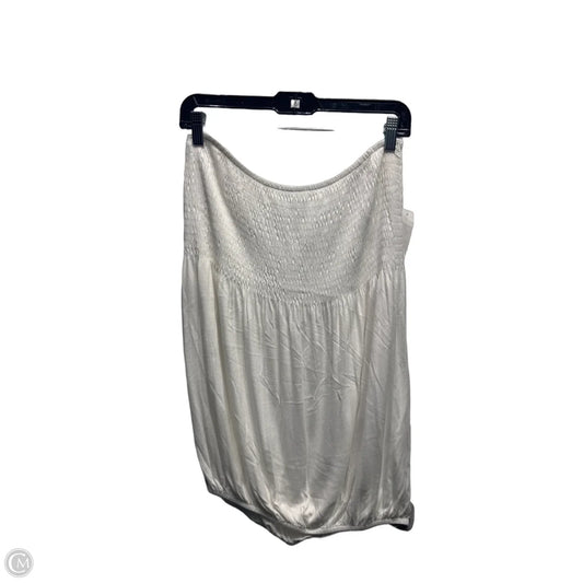 Top Sleeveless By Lascana In White, Size: Xl