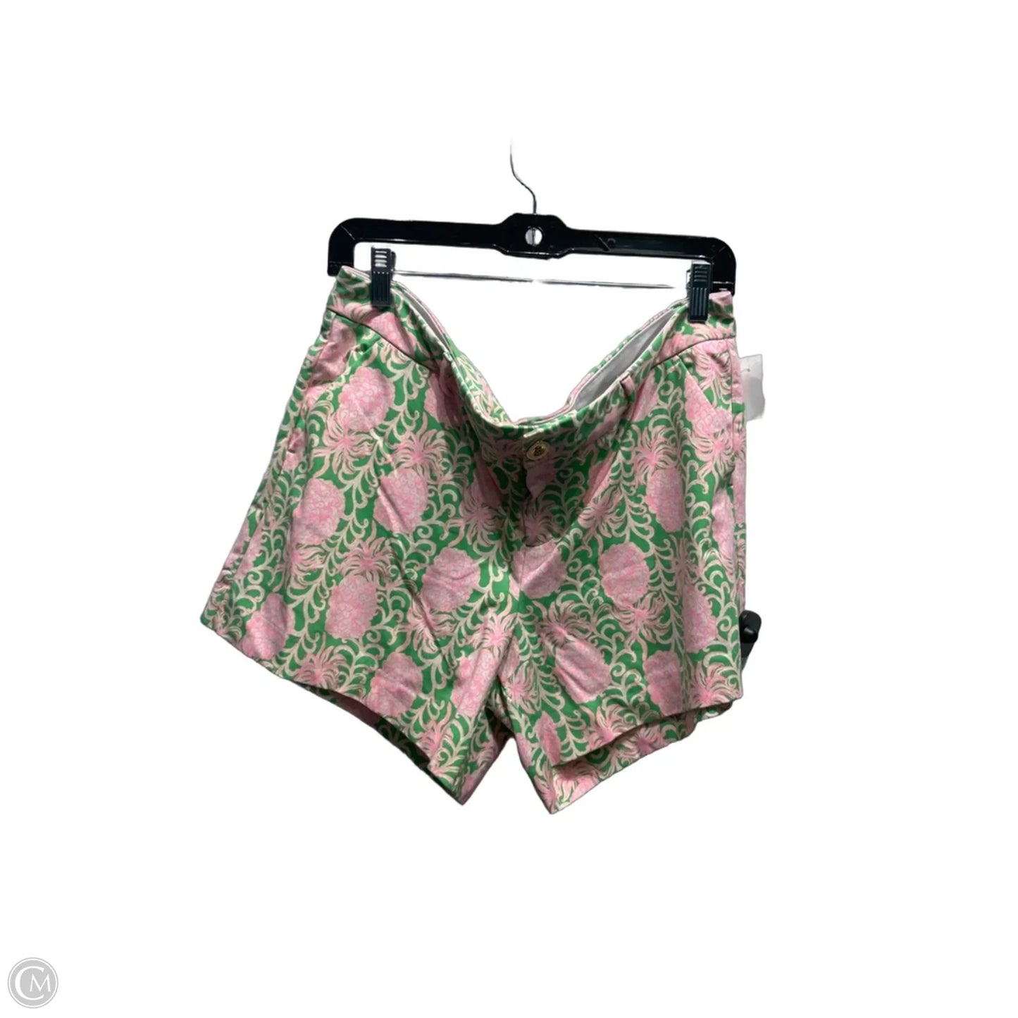 Shorts Designer By Lilly Pulitzer In Green & Pink, Size: 16