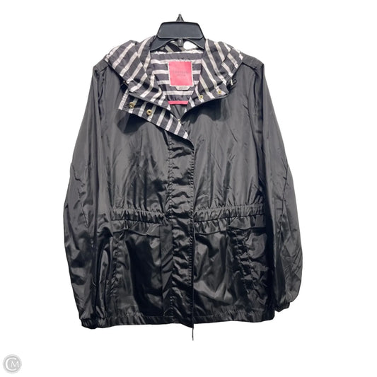 Jacket Designer By Kate Spade In Black & White, Size: L