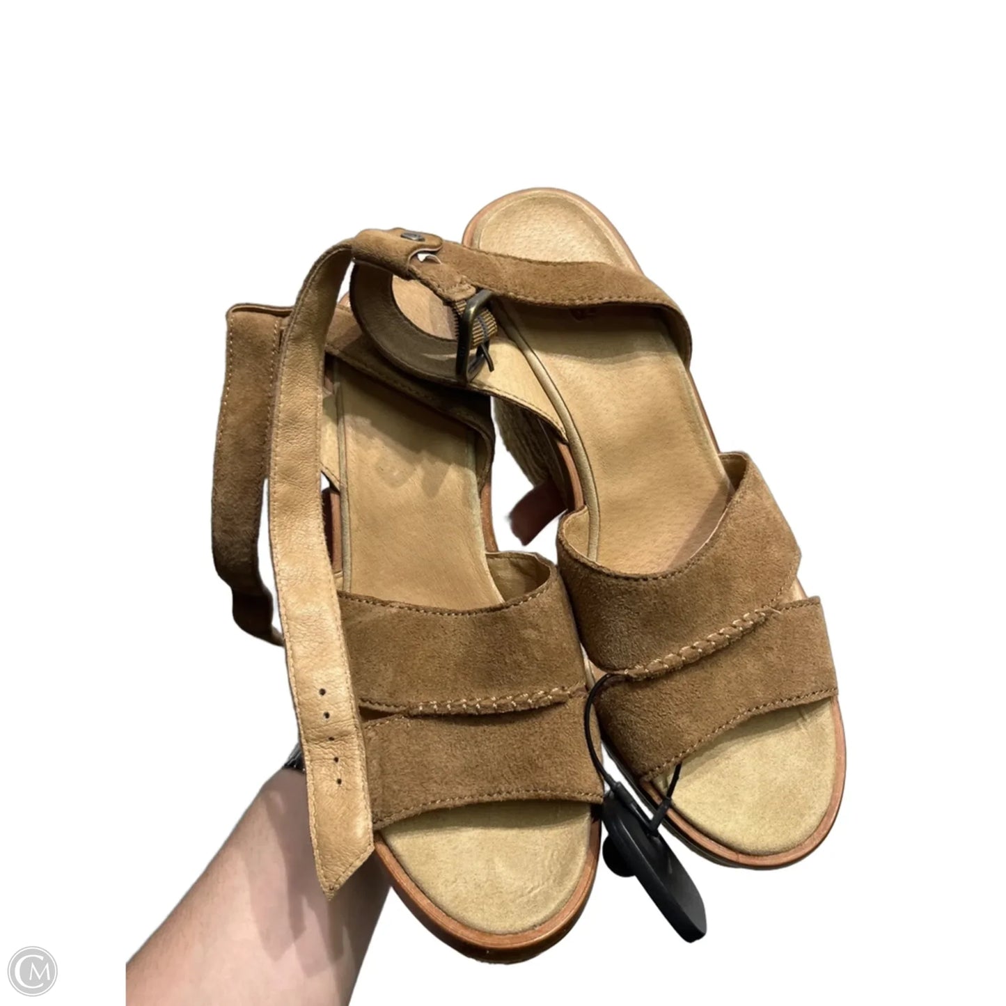 Sandals Designer By Ugg In Tan, Size: 9.5