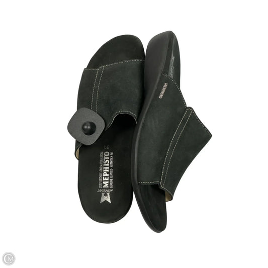 Sandals Flats By Mephisto In Black, Size: 9