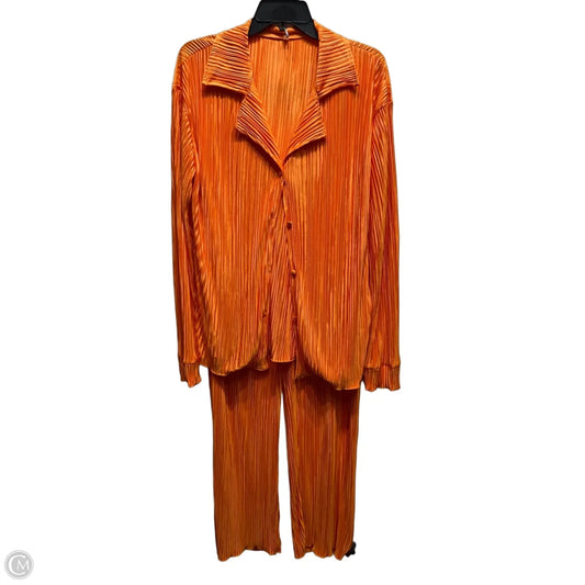 Pants Set 2pc By Amazon Essentials In Orange, Size: L