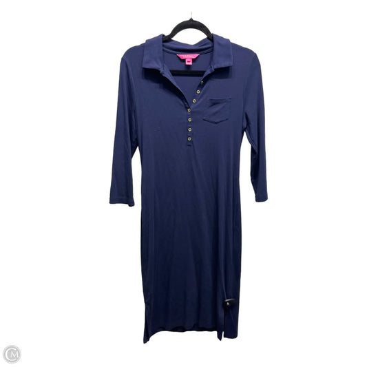 Dress Designer By Lilly Pulitzer In Navy, Size: M