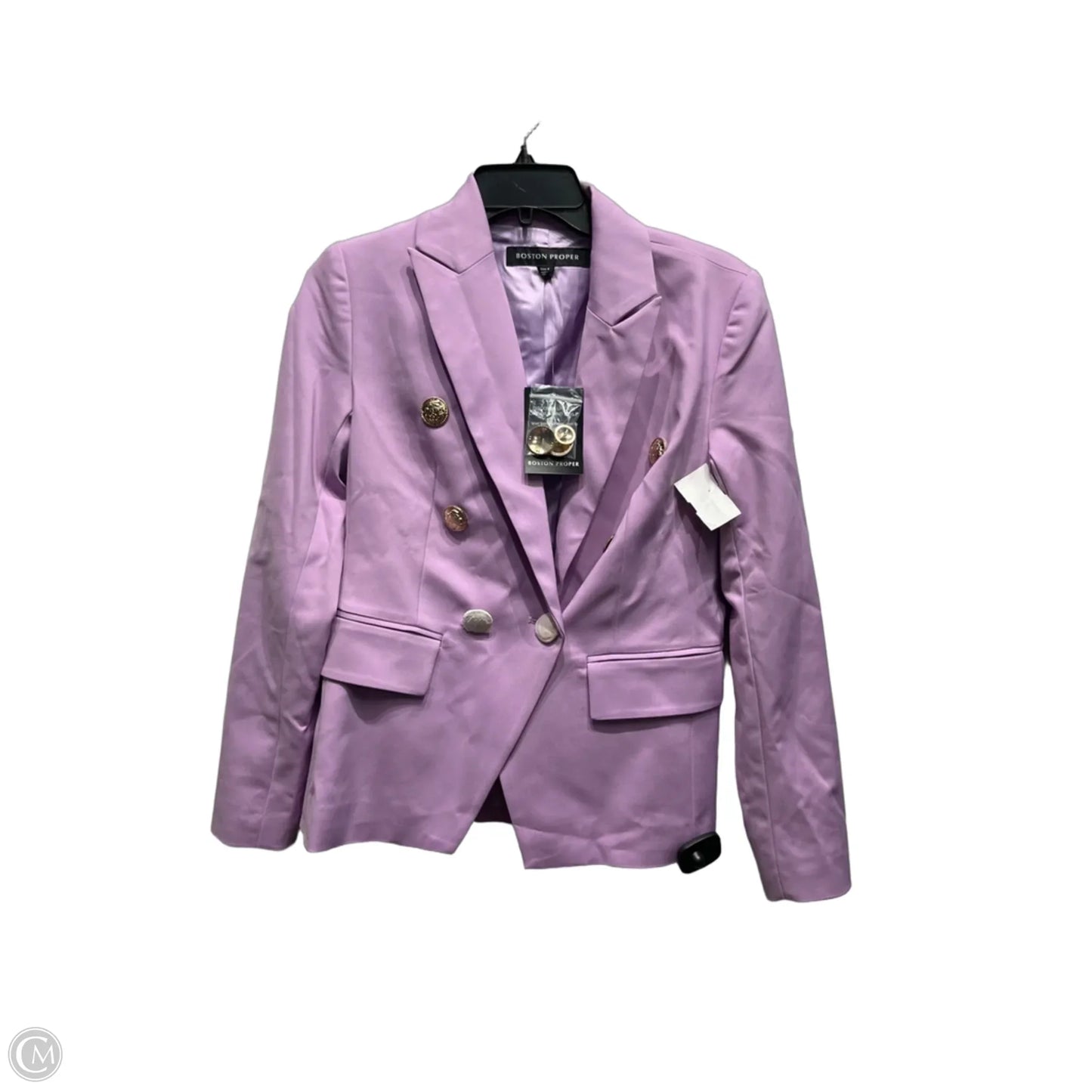 Blazer By Boston Proper In Purple, Size: 4