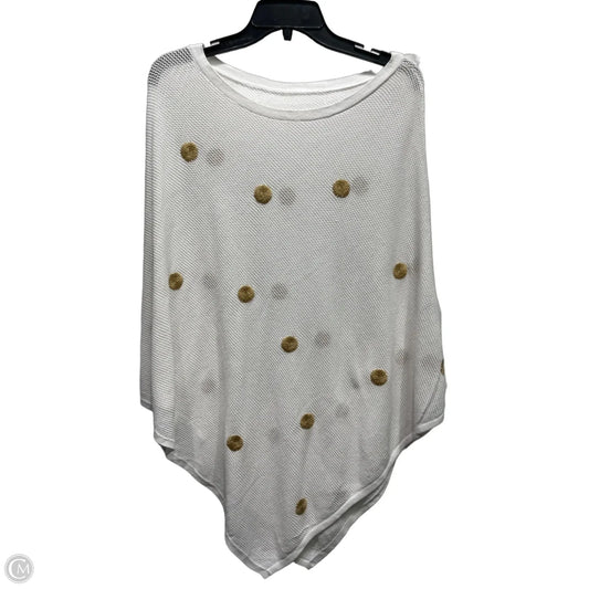 Shawl By Clothes Mentor In Cream & White, Size: Osfm