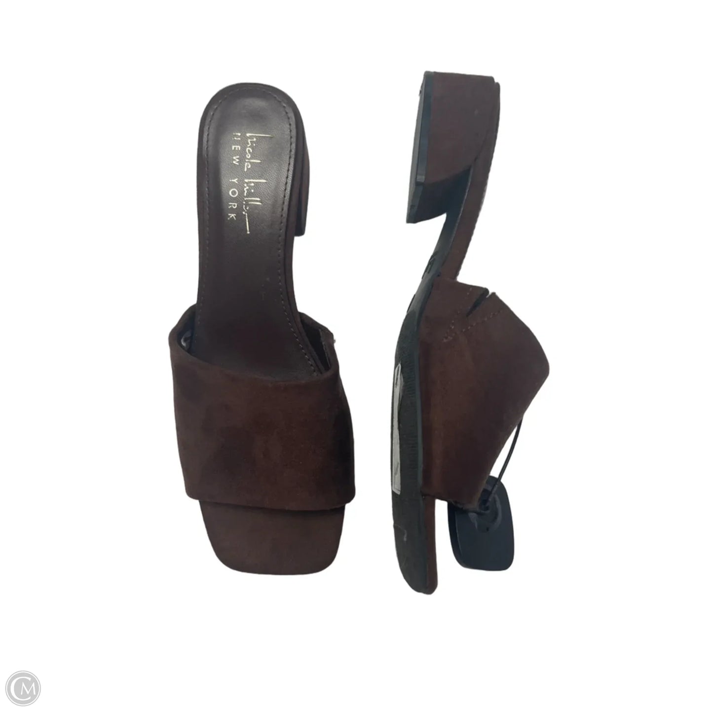 Sandals Heels Kitten By Nicole By Nicole Miller In Brown, Size: 8