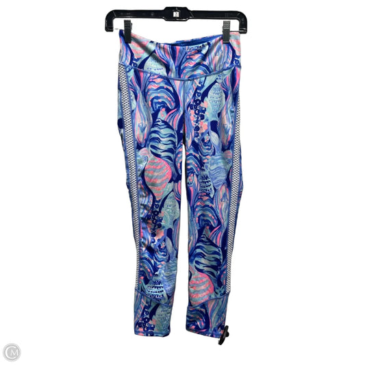 Pants Designer By Lilly Pulitzer In Blue & Pink, Size: Xs