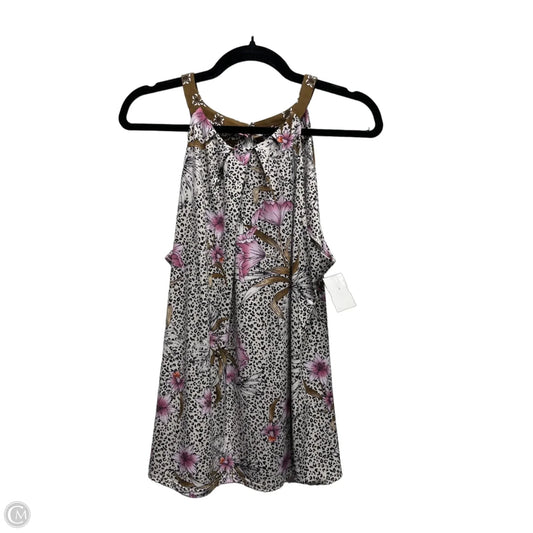 Top Sleeveless By White House Black Market In Purple & Tan, Size: L