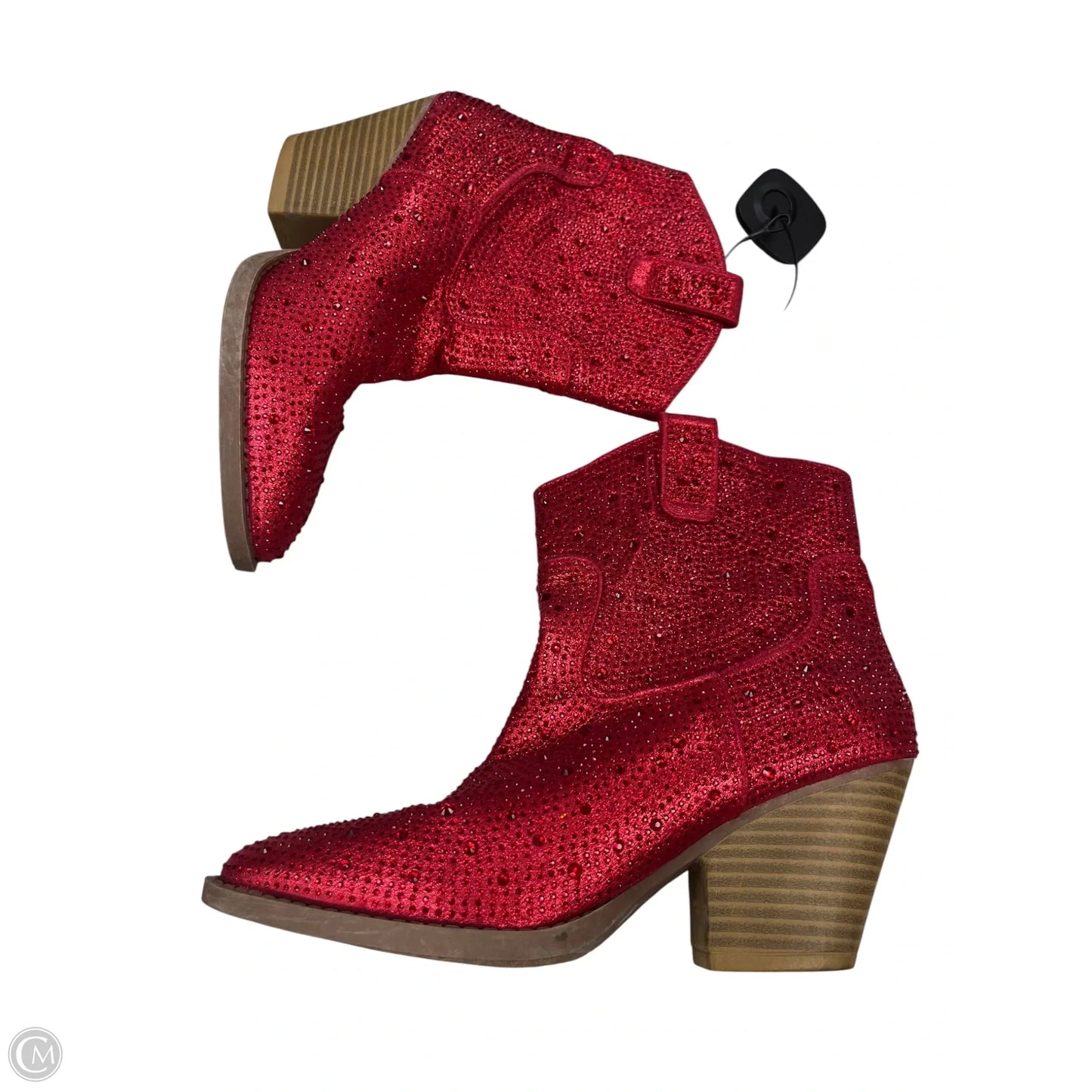 Boots Western By Forever In Red, Size: 8.5