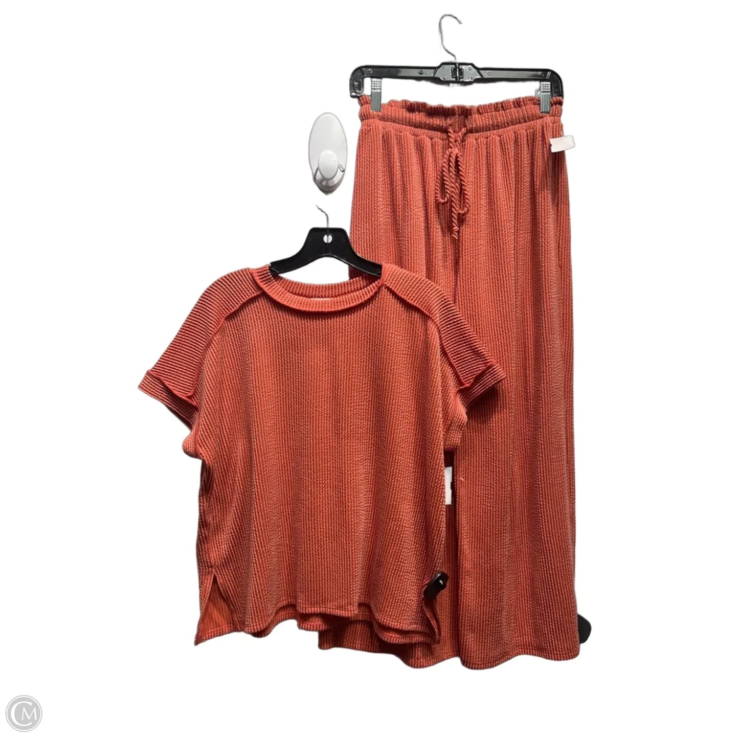 Pants Suit 2pc By KYLIE PAIGE In Orange, Size: S