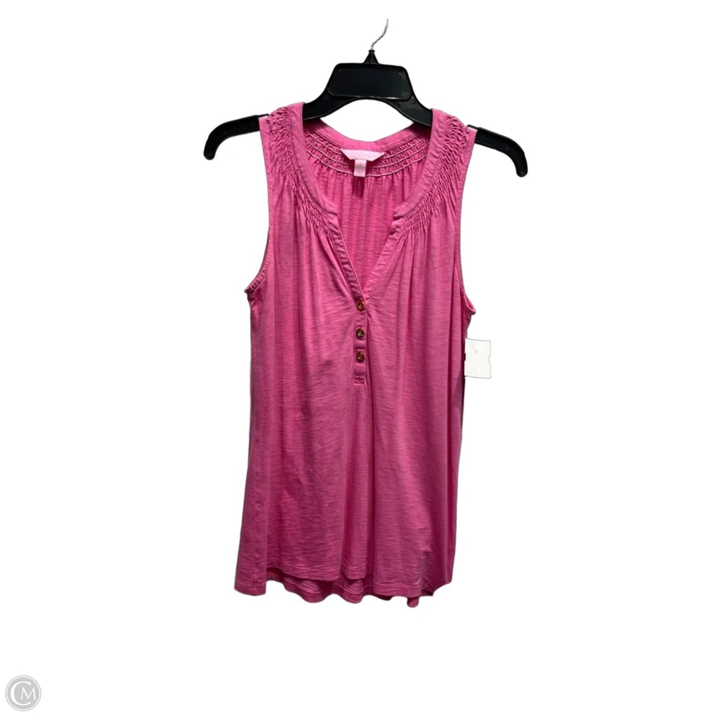 Top Sleeveless Designer By Lilly Pulitzer In Pink, Size: S