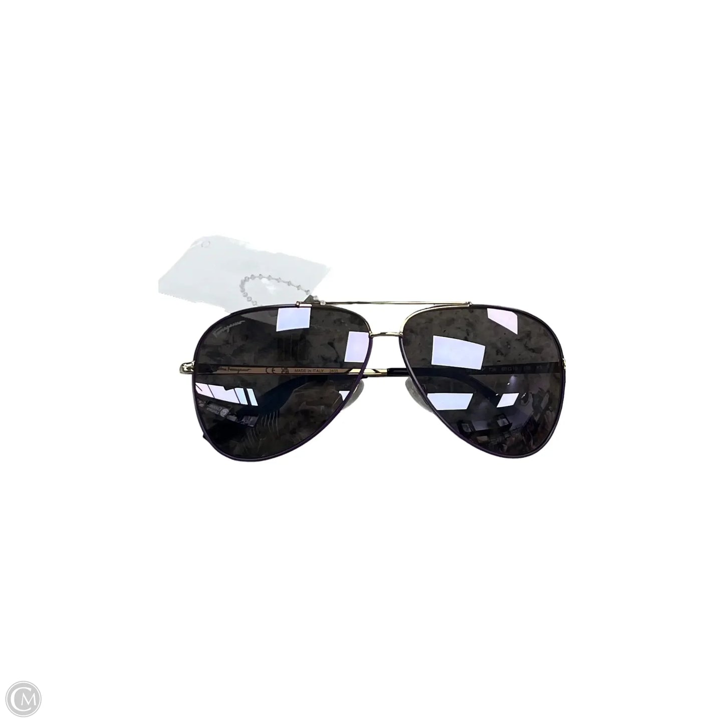 Sunglasses Luxury Designer By Ferragamo, Size: