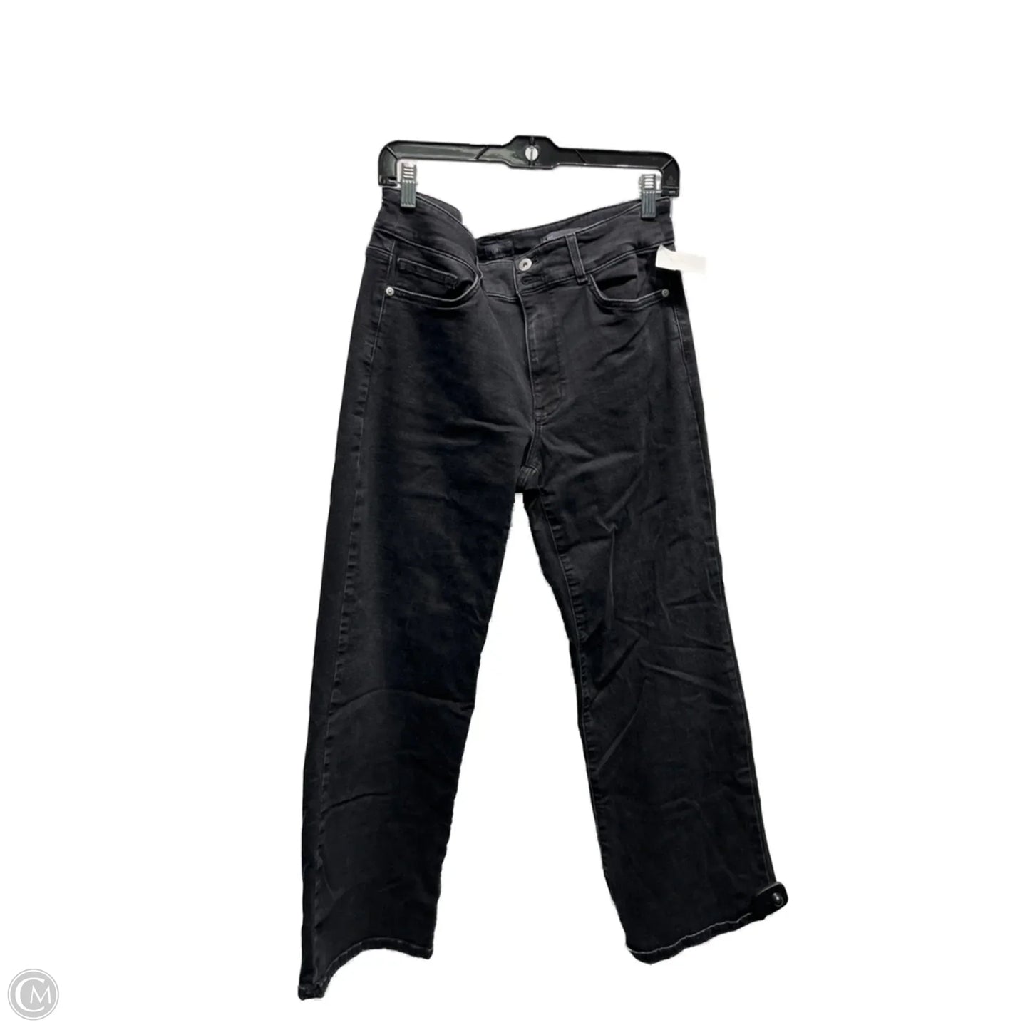 Jeans Wide Leg By J. Jill In Black Denim, Size: 10p