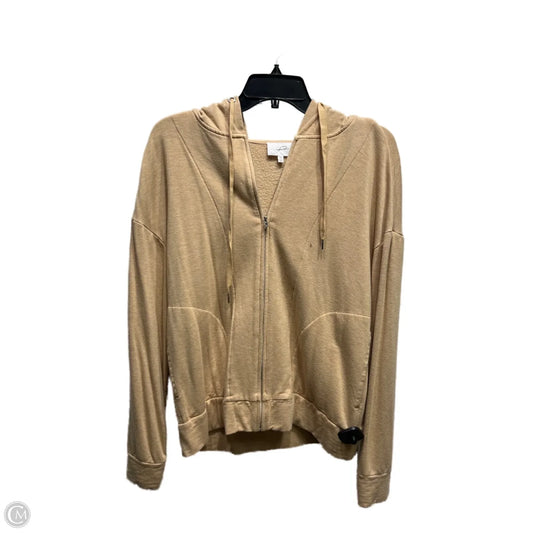 Sweatshirt Hoodie By Soma In Tan, Size: Xs