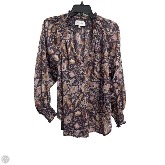 Blouse Long Sleeve By Dear John In Purple, Size: Xs