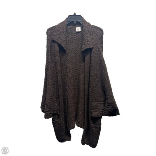 Sweater Cardigan By Cabi In Brown, Size: L
