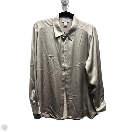 Top Long Sleeve By Rachel Zoe In Grey, Size: L