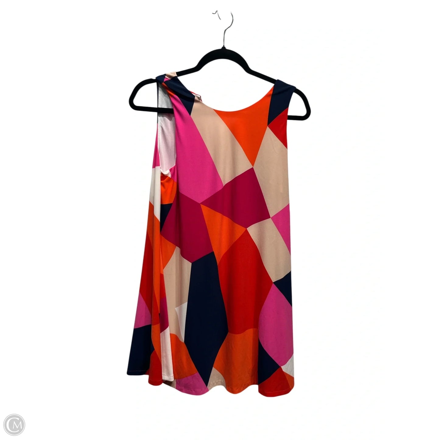 Dress Casual Short By Anne Klein In Pink & Red, Size: M