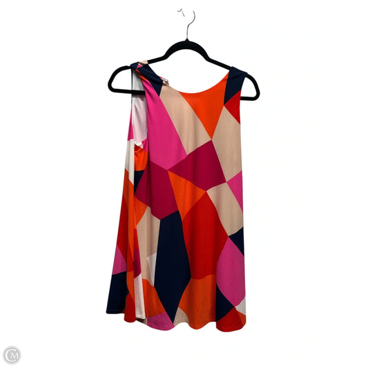 Dress Casual Short By Anne Klein In Pink & Red, Size: M