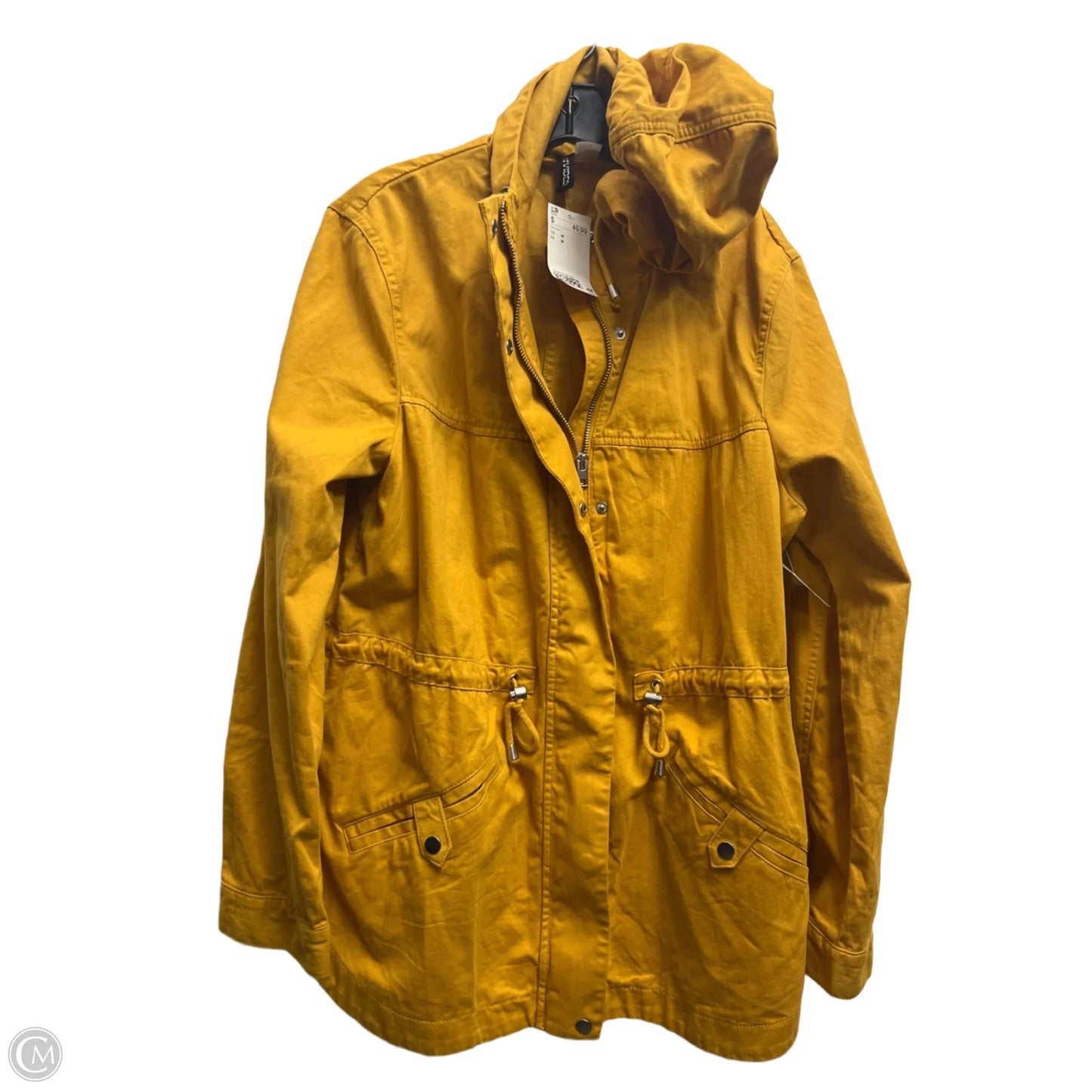 Jacket Utility By H&m In Yellow, Size: M