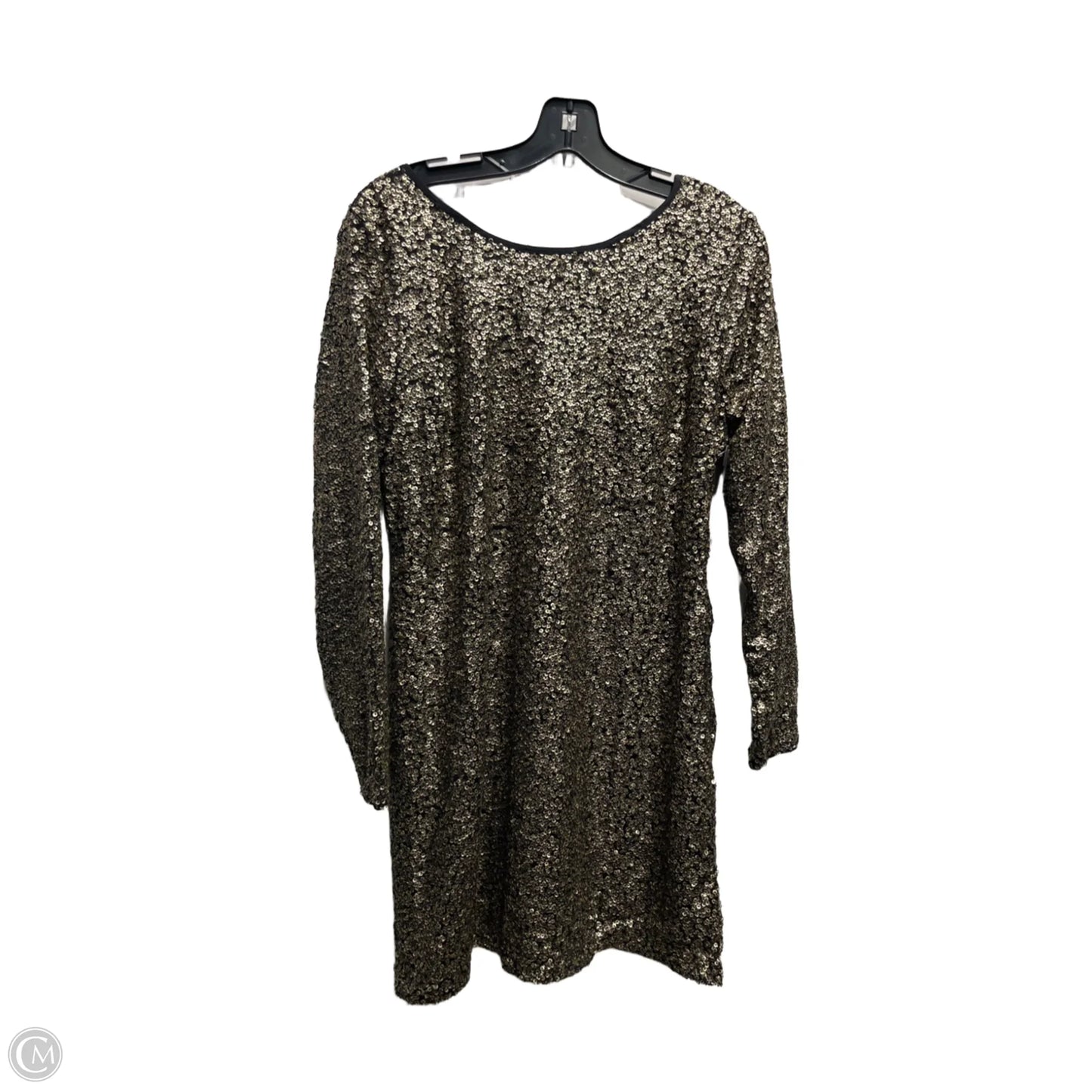 Dress Party Short By Abercrombie And Fitch In Black & Gold, Size: L
