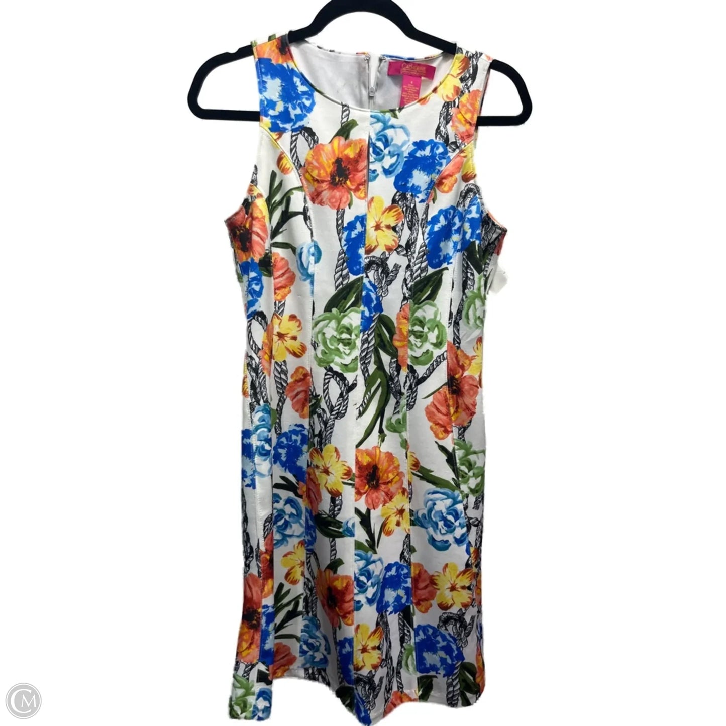 Dress Work By Catherine Malandrino In Blue & Orange, Size: 4