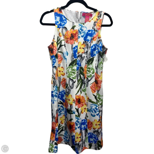 Dress Work By Catherine Malandrino In Blue & Orange, Size: 4