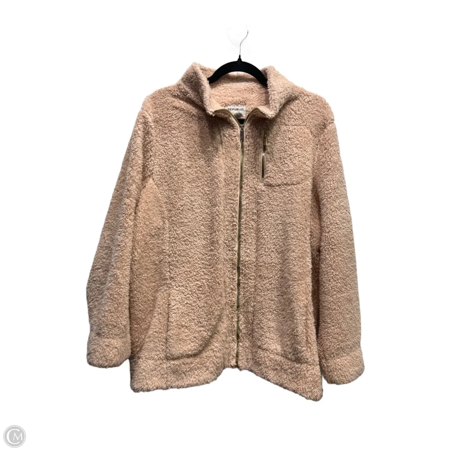 Jacket Faux Fur & Sherpa By For The Republic In Pink, Size: 1x