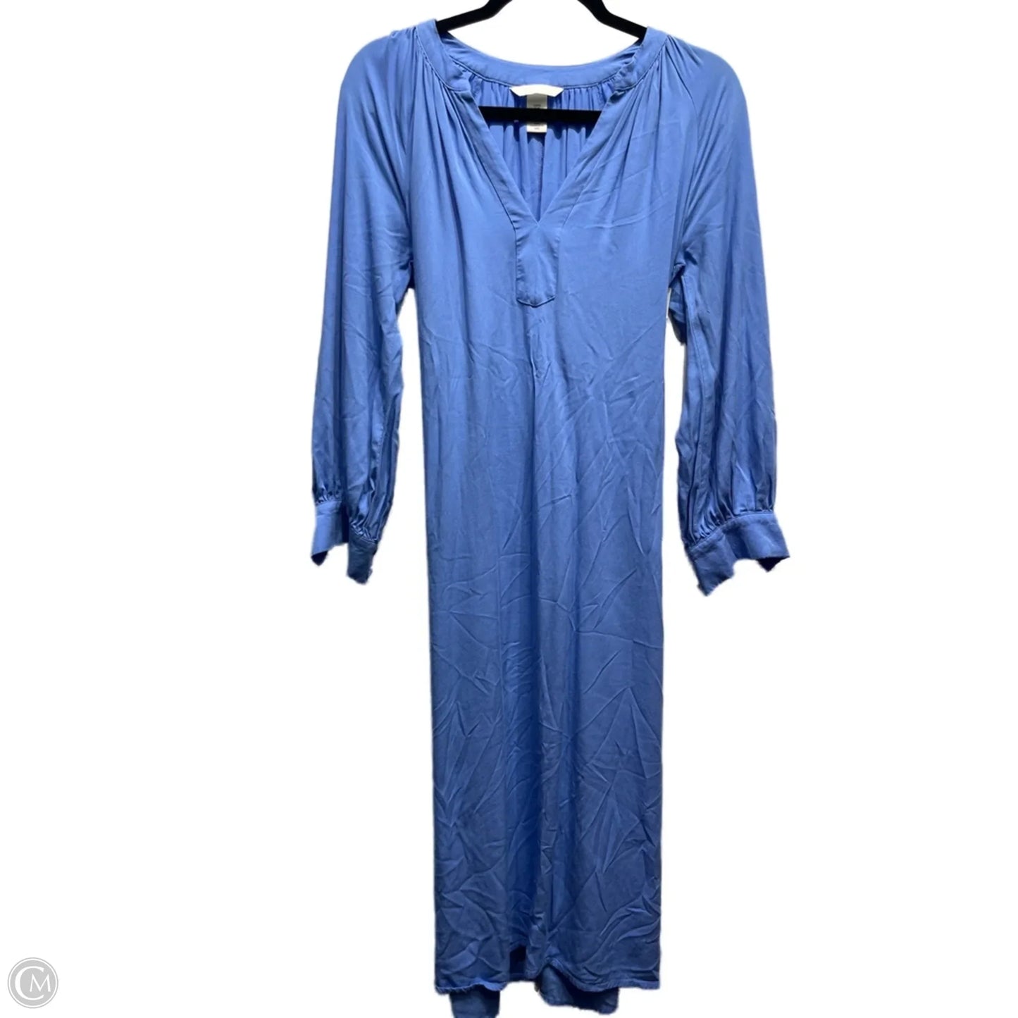 Dress Casual Midi By H&m In Blue, Size: Xs