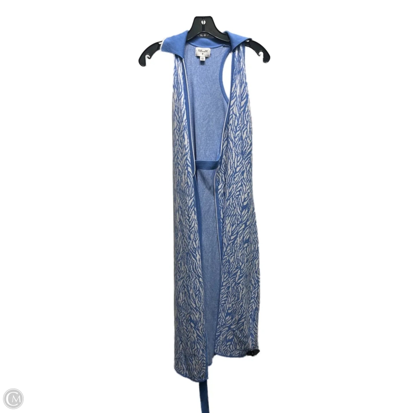 Dress Casual Midi By Target-designer In Blue & White, Size: Xxs