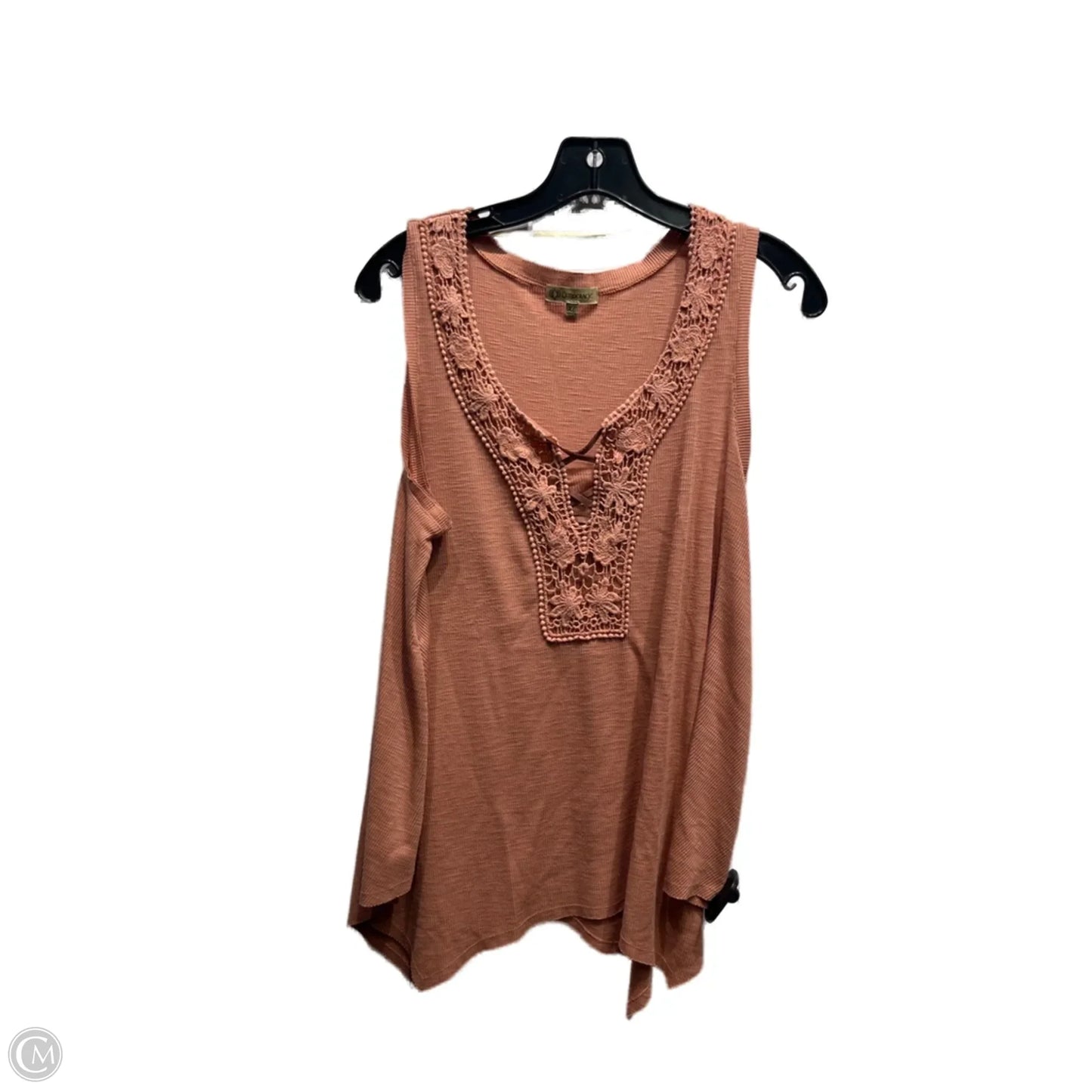 Top Sleeveless By Democracy In Orange, Size: Xl