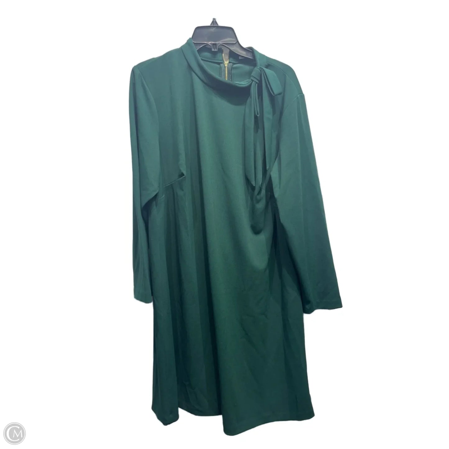 Dress Work By Calvin Klein In Green, Size: 20