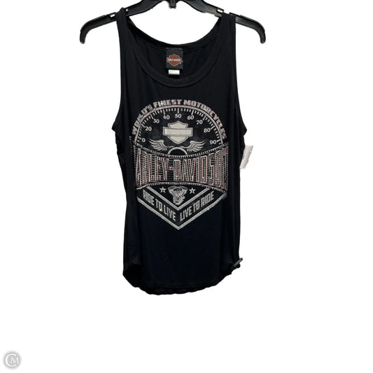 Top Sleeveless By Harley Davidson In Black, Size: M