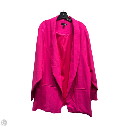 Blazer By Torrid In Pink, Size: 4x