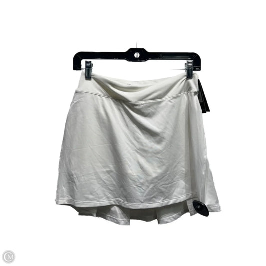Athletic Skort By Nike Apparel In White, Size: Xs