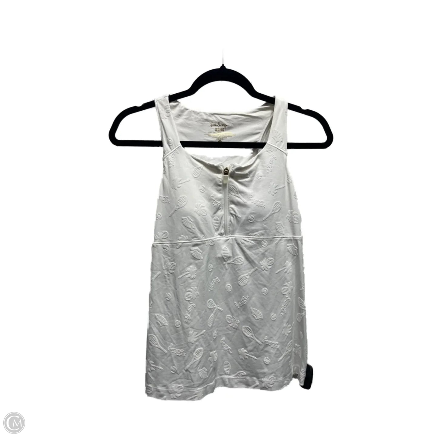 Top Sleeveless Designer By Lilly Pulitzer In White, Size: Xs
