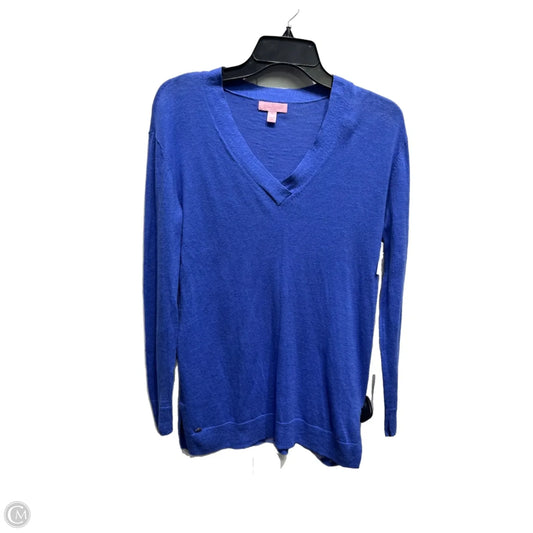 Top Long Sleeve Designer By Lilly Pulitzer In Blue, Size: Xs