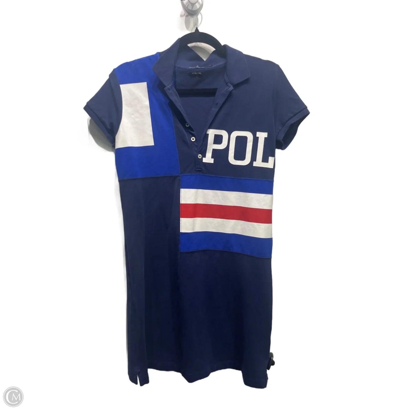 Dress Casual Short By Polo Ralph Lauren In Blue & Red, Size: S