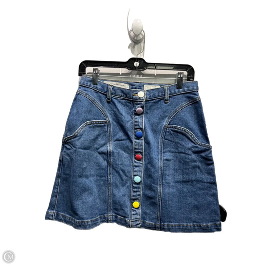 Skirt Mini & Short By Pilcro In Blue, Size: 10