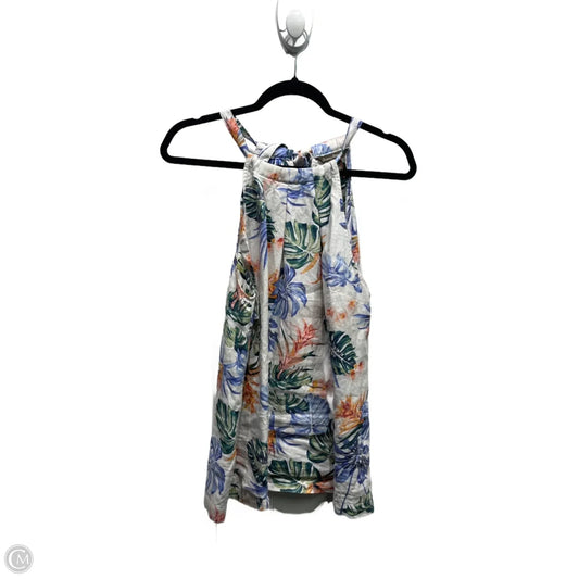 Top Sleeveless By Tommy Bahama In Blue & Orange, Size: L
