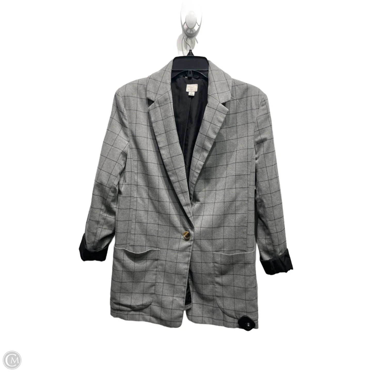 Blazer By A New Day In Grey, Size: S