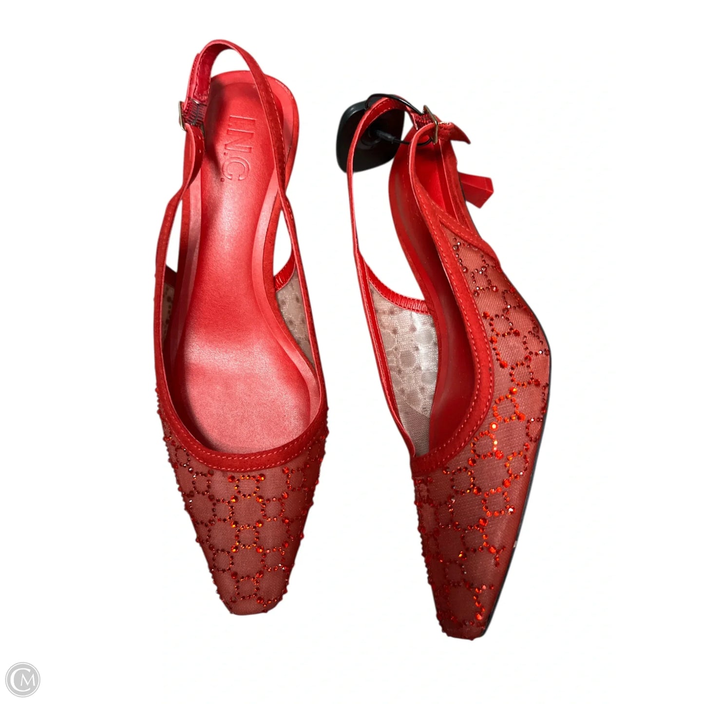 Shoes Heels Kitten By Inc In Red, Size: 7.5