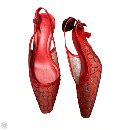 Shoes Heels Kitten By Inc In Red, Size: 7.5